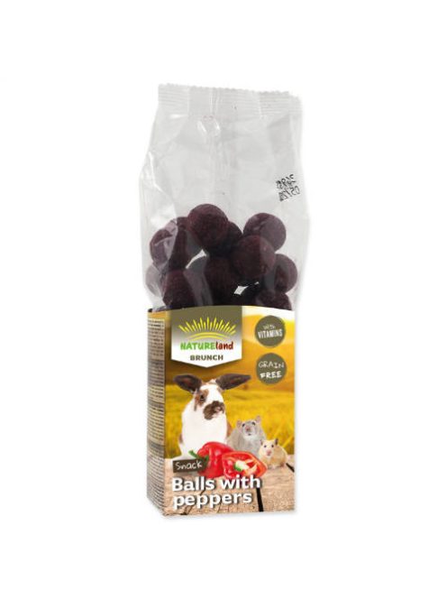 NatureLand Balls with peppers - kiegészítő eleség (paprikagolyó) rágcsálók részére (150g)