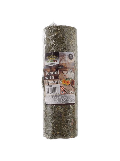 NatureLand Tunnel - széna alagút (virágokkal) rágcsálók részére (S) 150g