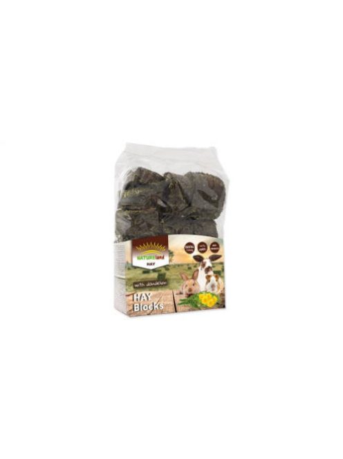 NatureLand Hay Blocks - széna kockák (gyermekláncfű) rágcsálók részére (600g)