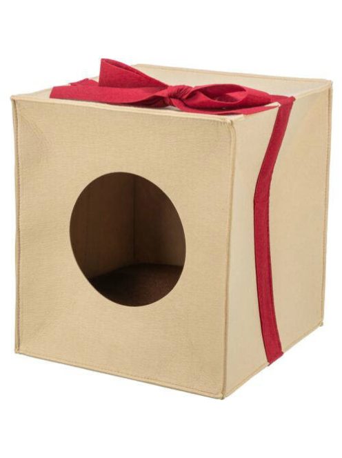 Trixie Xmas - játék (bújó filcből) kutyák részére (33x37x33cm), világos barna