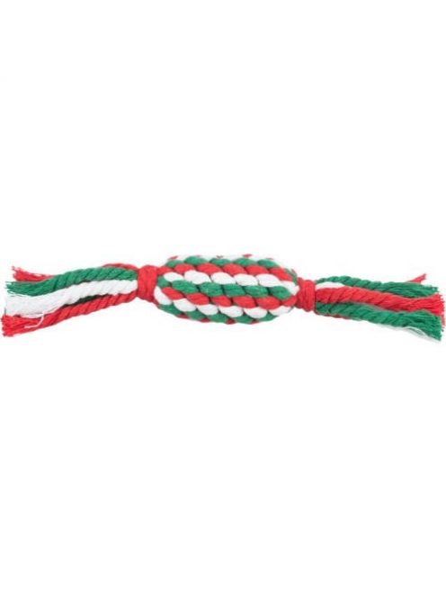 Trixie Playing Rope  Xmas Candy - játék (kötél) kutyák részére (24cm)