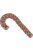 Trixie Playing Rope Xmas Candy cane - játék (kötél formájú, karácsonyi cukorrúd) kutyák részére (19cm)