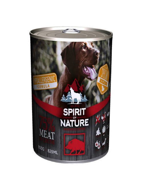 Spirit of Nature Hypoallergenic DOG (Wild boar/Vaddisznó) 800g