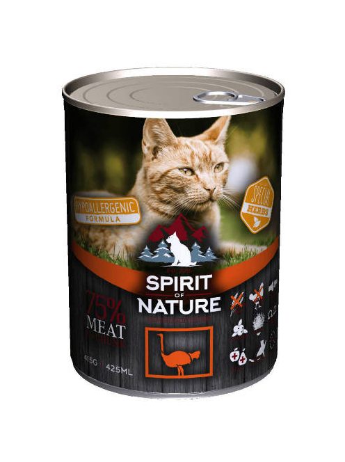Spirit of Nature Hypoallergenic CAT (Ostrich/Strucc) 415g