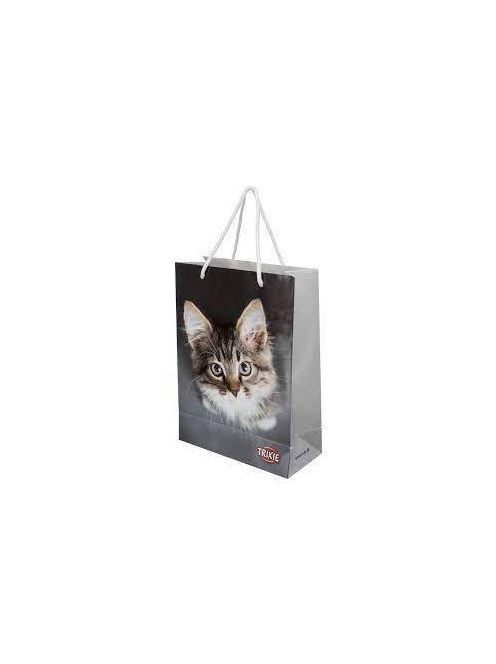 KT24:Trixie Junior Paper Bag - papírtáska (macska motívummal) 23x31x10cm
