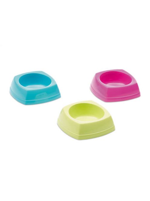 SAVIC Nibble Plastic Bowl - Műanyagtál (vegyes színekben) tengerimalacok részére (12x12x4,5cm)