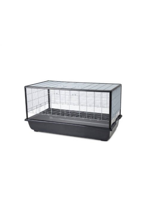 SAVIC Aura 120 Plexi Knock Down - ketrec (ezüst szín) kisállatok részére (118x64x62cm)