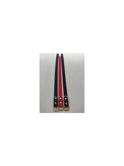 Nyakörv (bőr, varrás nélkül) kutyák részére (barna,fekete vagy piros színben) 3+mm/15mm/30cm
