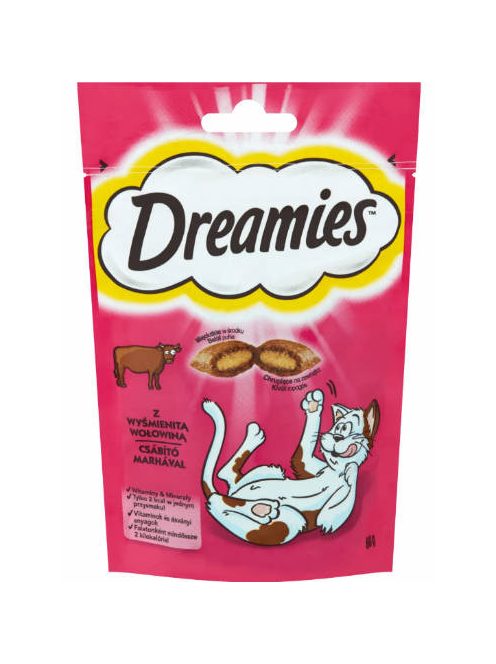 Dreamies Töltött falatkák - Marhás (60g)