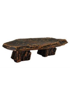   AquaDeckor - kerámia, lapos szikla (lábakon álló) víziteknősök részére (cca:30cm)