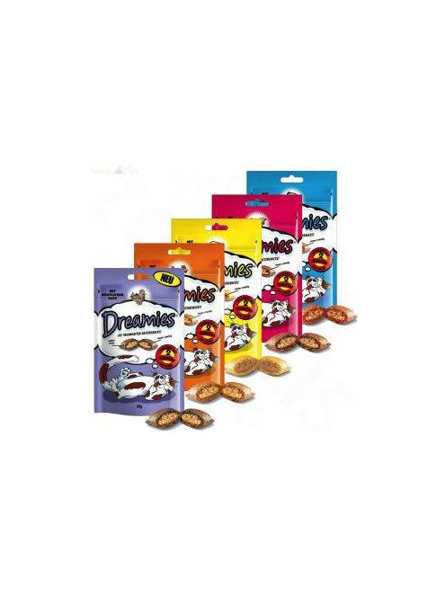 Dreamies Mix Töltött falatkák - hal/sajt (60g)