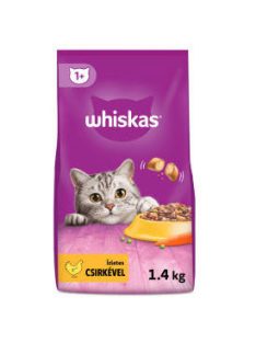   Whiskas Adult Chicken +1 - Szárazeledel (csirkehússal) felnőtt macskák részére (1,4kg)