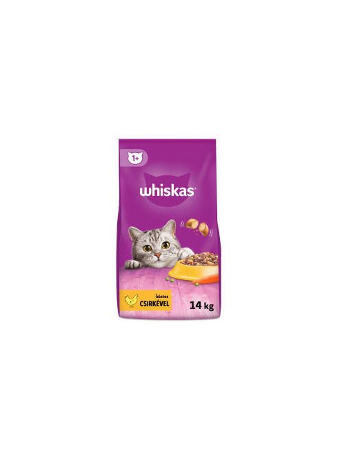 Whiskas Adult Chicken - Szárazeledel (csirkehússal) felnőtt macskák részére (14kg)