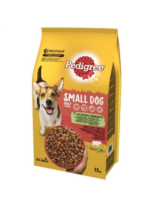 Pedigree Száraz 12kg Adult Mini Szárazeledel - Marhahússal és zöldséggel (12kg)