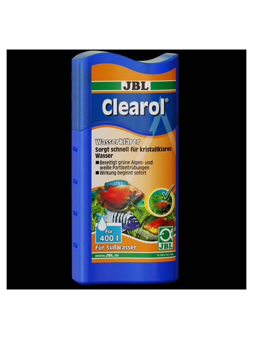 JBL Clearol - víztisztító kristálytiszta édesvízi akváriumokhoz (100ml)