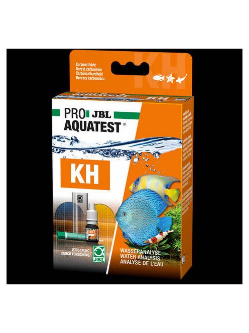 JBL ProAquaTest KH Carbonate - Gyorsteszt a karbonát keménység (KH) meghatározására édesvízi/tengeri akváriumokban és tavakban