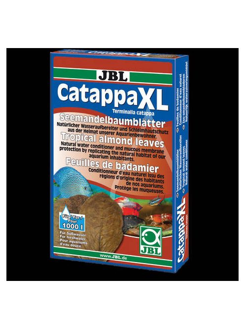 JBL Catappa XL - tengeri mandulafa levelek édesvízi akváriumba (10db)