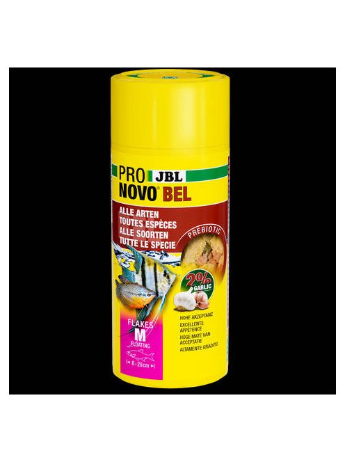 JBL ProNovo Bel Flakes - alaptáppehely (M-méret) akváriumi halak részére (8-20cm) 250ml/45g