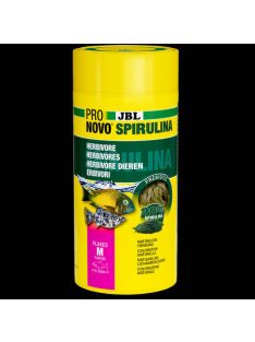  JBL ProNovo Spirulina Flakes "M" - Spirulina táppehely M-es méretben minden 8-20 cm-es akváriumi halhoz (1000ml/160g)