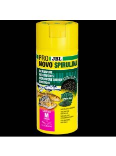   JBL ProNovo Spirulina Grano "M" - Spirulina tápgranulátum M-es méretben minden 8-20 cm-es akváriumi halhoz (250ml/125g) CLICK