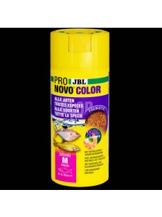   JBL Pronovo Color Grano M - Színes eledelgranulátum az erős színekért minden 8-20 cm-es akváriumi halak részére (250ml/125g) CLICK