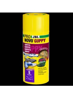   JBL ProNovo Guppy Flakes "S" - pehelytáp (S-es méret) 3-10cm-es guppyknak és akváriumi halak részére (45g/250ml)