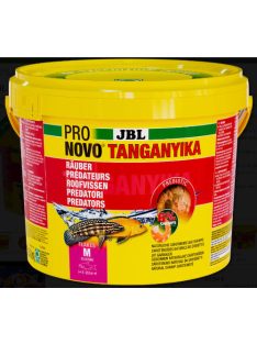   JBL ProNovo Tanganyika Flakes "M" - 8-20 cm-es akváriumi alaptáppehely ragadozó sügéreknek (5,5l/950g)