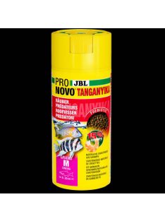   JBL ProNovo Tanganyika Grano "M" CLICK - 8-20 cm-es akváriumi alaptápgranulátum ragadozó sügérek számára (250ml/149g)