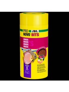   JBL Pronovo Bits Grano S - Akváriumi alaptáp granulátum korongos és egyéb igényes Dél-Amerikai sügér számára 3-10 cm-ig (1000ml/480g)
