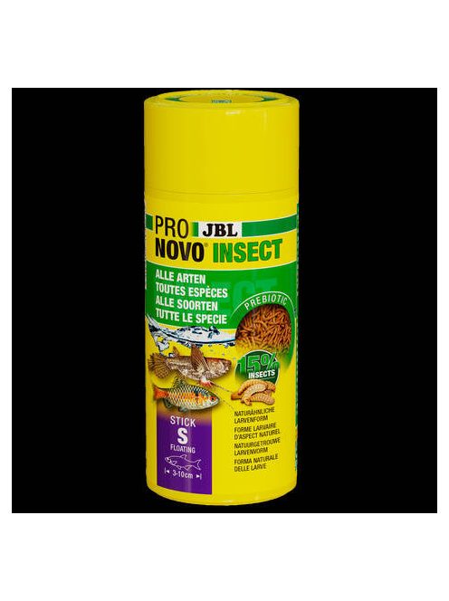 JBL Pronovo Betta Insect Stick S - Akváriumi stickek S méretben 3-10 cm-es bettákhoz (250ml/93g)
