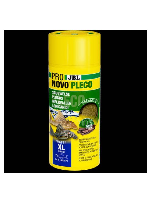 JBL ProNovoPleco - Tablettás eledel (XL-es méret) növényevő harcsák részére (15-40cm) 250ml/125g
