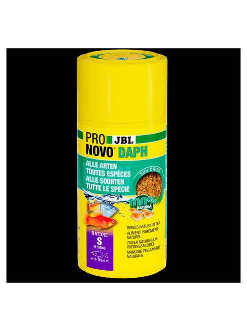 JBL ProNovo Daph - kiegészítő táplálék (Vízibolha) díszhalak részére (3-10cm) 100ml/13g