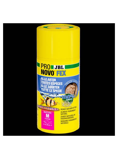 JBL ProNovoFex - kiegészítő eleség (Tubifex) díszhalak részére (8-20cm) 250ml/22g