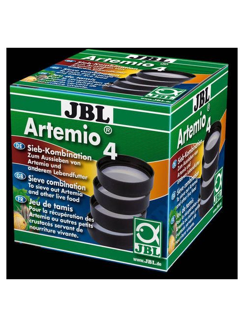 JBL Artemio 4 - 4 részes szitakészlet élő ételekhez, mint pl. B. Artemia