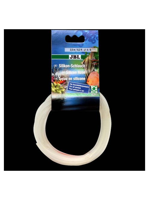 JBL Silikonschlauch - szilikon, levegőtömlő (2,5 m) Ø4/6mm
