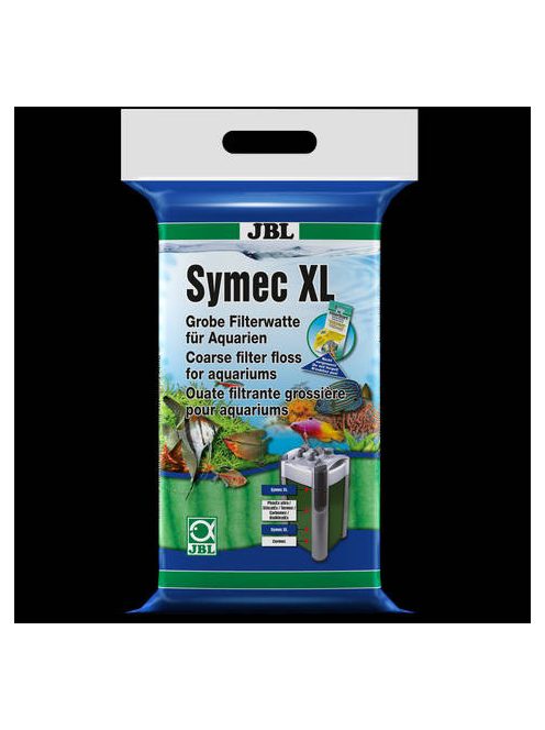 JBL Symec XL Filter - Durva, szűrőpamut (zöld) akváriumi szűrőkhöz minden víz zavarosság ellen (250g)