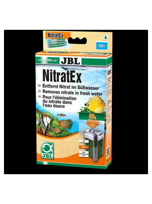 JBL NitratEx - szűrőkeverék az algásodást elősegítő nitrát (NO3) gyors eltávolítására az akváriumból és a csapvízből (250ml)