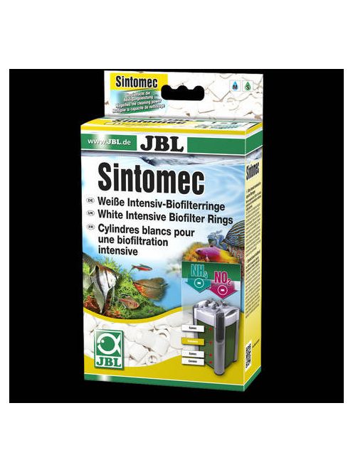 JBL SintoMec - szerves, szinterezett üveg gyűrűk akváriumi szűrőkhöz a szennyező anyagok lebontására (450g)