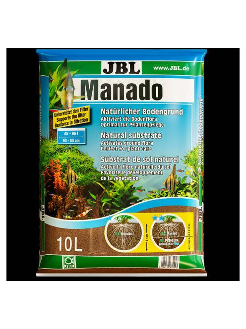 JBL Manado - természetes szubsztrát édesvízi akváriumokhoz (10 liter/0,5-2mm)