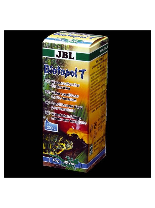 JBL Biotopol T - Vízkondícionáló szer hüllők és kétéltüek részére (50ml)