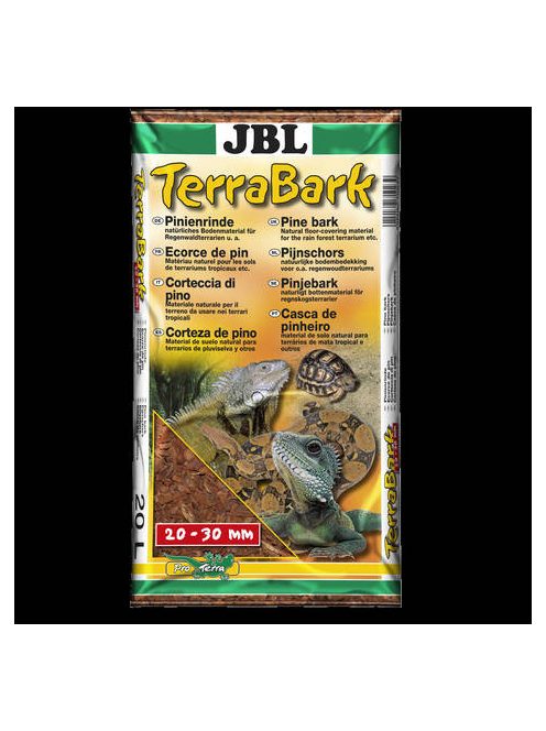 JBL TerraBark - talajszubsztrát erdei és esőerdei terráriumokhoz (20-30mm) 20liter