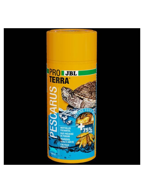 JBL PROTERRA Pescarus - kiegészítő eleség (egész hal, garnéla) mocsári és vízi teknősök részére (250ml/36g)