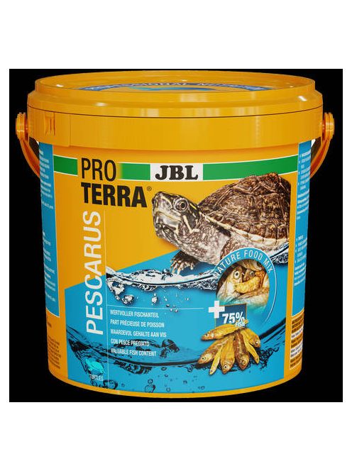 JBL PROTERRA Pescarus - kiegészítő eleség (egész hal, garnéla) mocsári és vízi teknősök részére (2,5liter/490g)