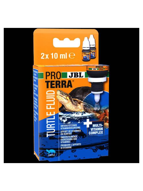 JBL PROTERRA Turtle Fluid - folyékony multivitamin mocsári és vízi teknősök részére (2x10ml/44,66g)