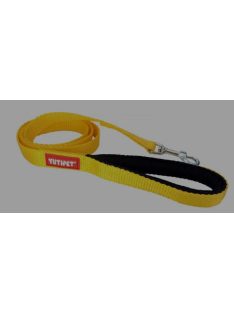   KT. YP. Póráz 120cm párnázott (kicsi karabínerrel) sárga
