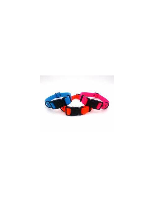 MI. 2073 Vízálló nyakörv 20mm, 26-38cm Nyakörv (vízálló) kutyák részére (csattal, mintával és több féle színben) 20mm/26-38mm