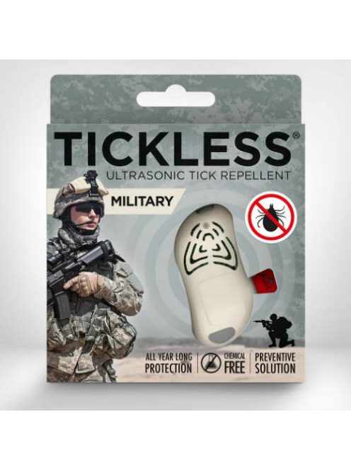 TICKLESS Military - ultrahangos kullancsriasztó készülék rendvédelmi szervezetek számára (bézs)