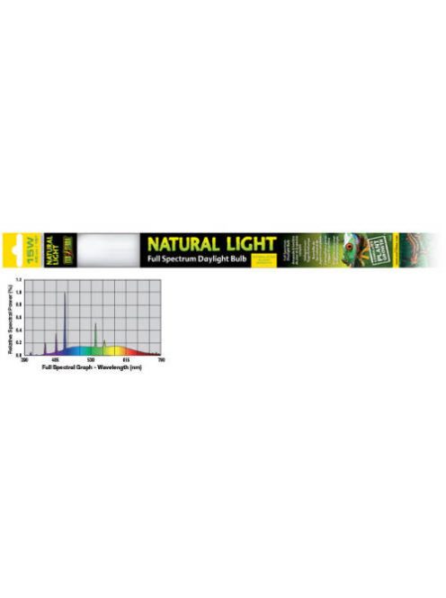 Exo-Terra Natural Light - fénycső (15W) hüllők,kétéltük,gerinctelenek és növények részére (45cm/ 18")