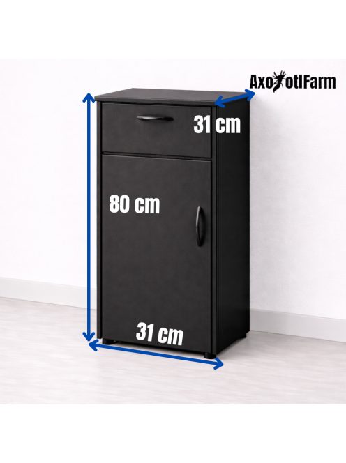 Exo-terra cabinet terrárium szekrény (31x31x80)