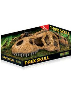   Exo-Terra T-Rex Skull - T-Rex koponya formájú búvóhely hüllők részére (11x23x8cm)